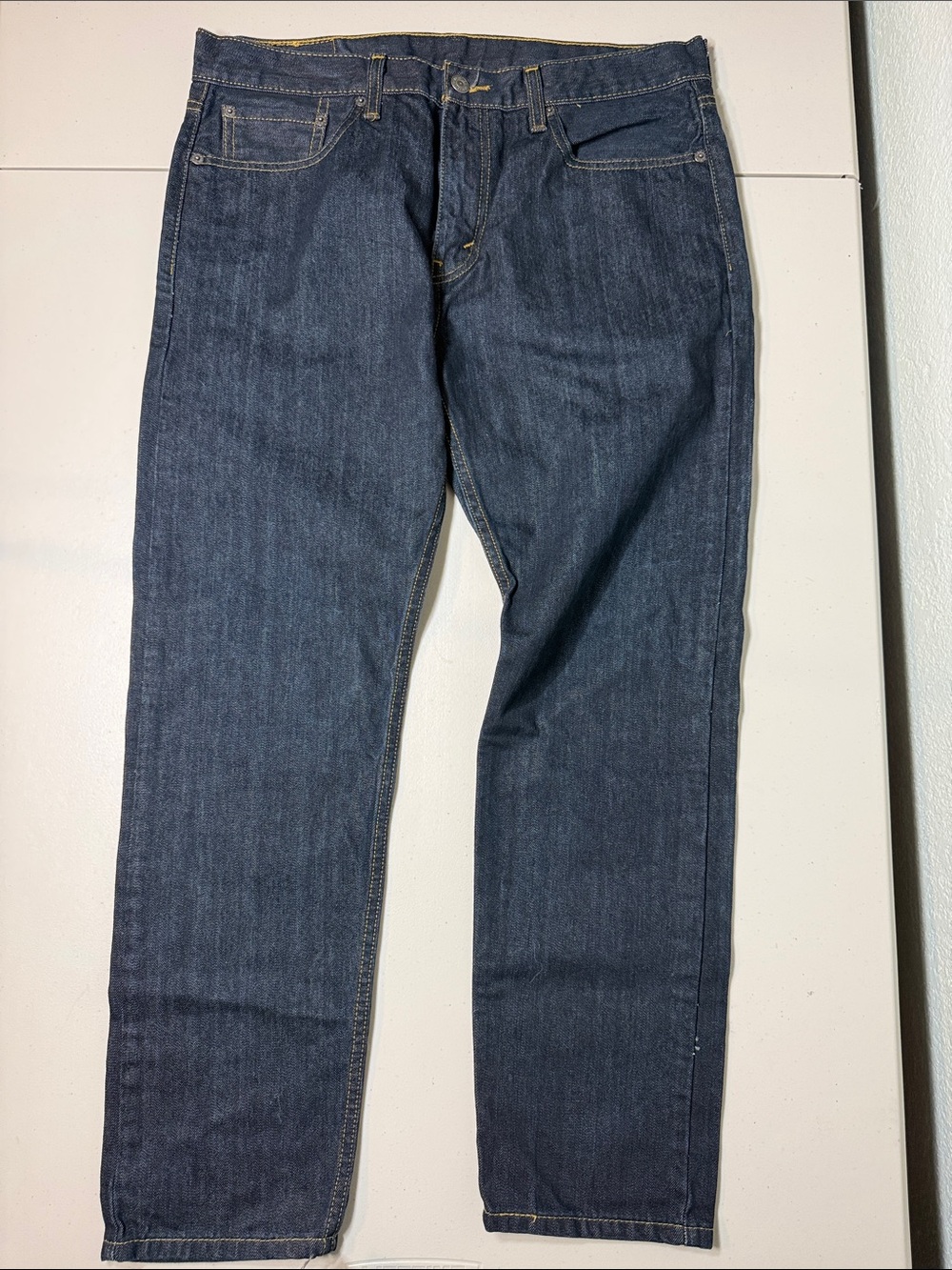 Levis 503 Strauss Mens Jeans Blue Straight Leg 33 x 30
